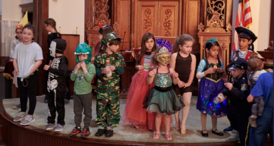 Costumes, hamantaschen, and plenty of silliness fill the building for our Purim carnival and spiel. Families come for fun; adults stay for the laughs—and maybe a l’chaim or two.
